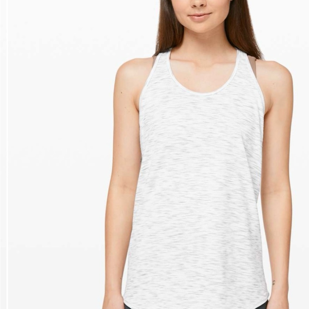 Lululemon Athletica White Tank Top